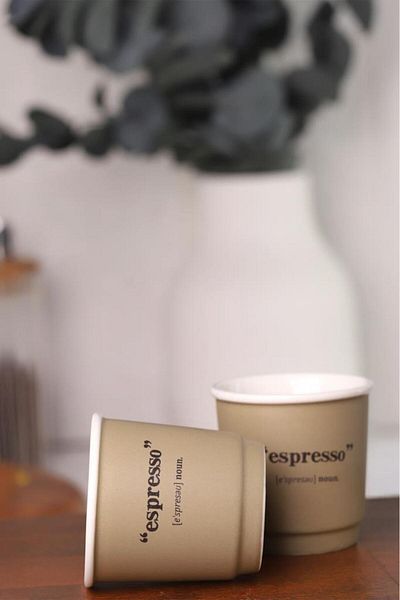 Atbyhome Acar Blush Espresso Cup Beige 90ml Set of 2