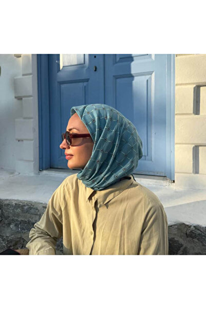 Butik Organic Patterned Square Scarf