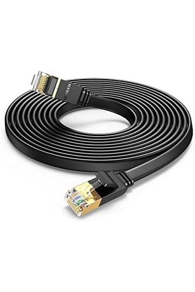 Ugreen Ethernet Cable Cat7 5M Gigabit Network Cord High-Speed Flat 10Gbps Shielded Internet Wire RJ4