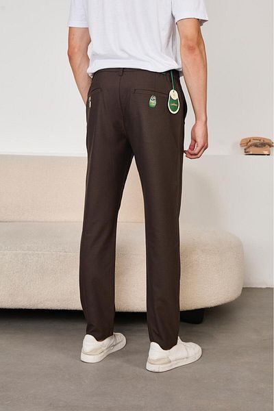 JACK CAPRİO Ανδρικό παντελόνι Jogger New Season με καπάκι μοντέλο με λεπτομέρεια με κουμπιά Παντελόνι από ύφασμα κανονικής εφαρμογής