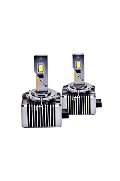 divendi-ro Set de 2 becuri Xenon LED D1S 6500K, 10000LM pentru VW, BMW, Audi