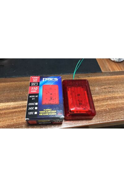 Pars FLAŞÖRLÜ YANGIN ALARM SİRENİ 110 DESİBEL
