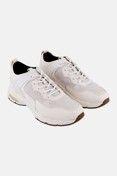 Geox Women Lace Up Casual Shoes, White