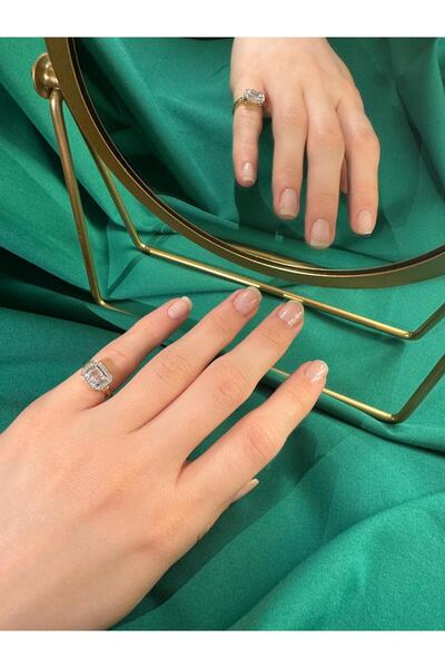 Tasarım Vitray Serçe Parmak Yüzüğü