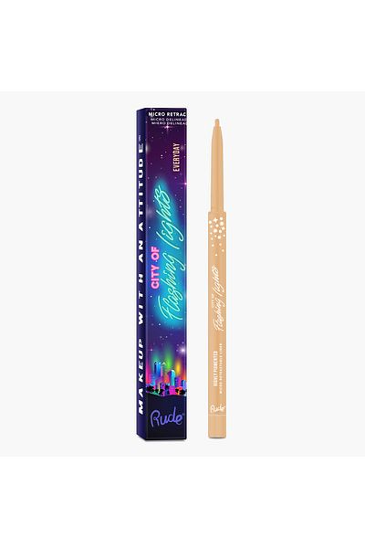 Rude City of Flashing Lights Micro Retractable Liner