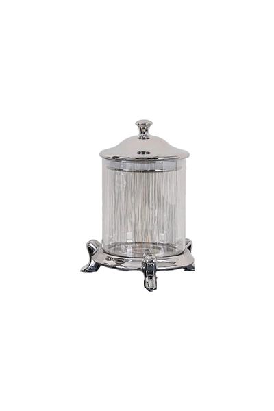 Invee 28 cm Silver Foot Jar