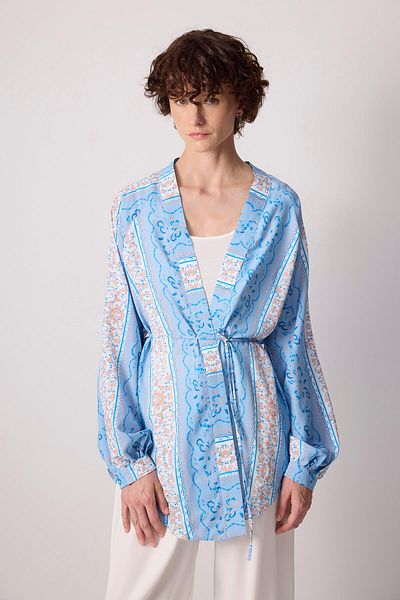 Touché Privé Patterned Oversize Kimono