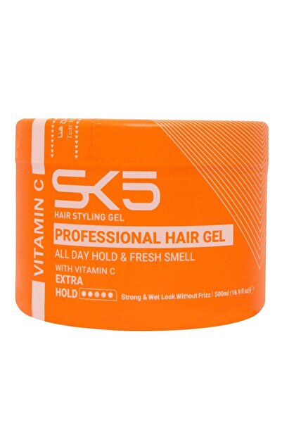 SK5 Professional Vitamin C Hair Gel 500ml – Extra Hold & Fresh Scent | Non-St...