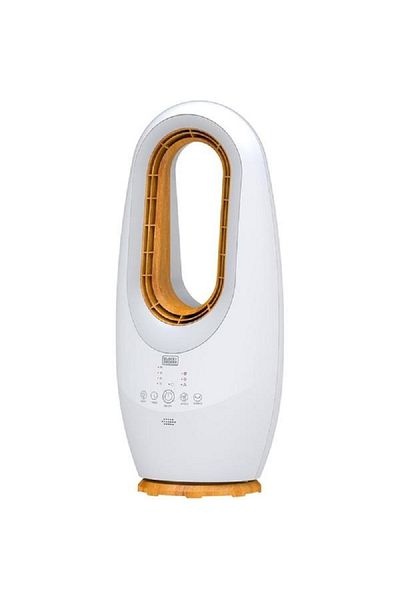 Black&Decker 45W Bladeless Fan with Remote White and Brown
