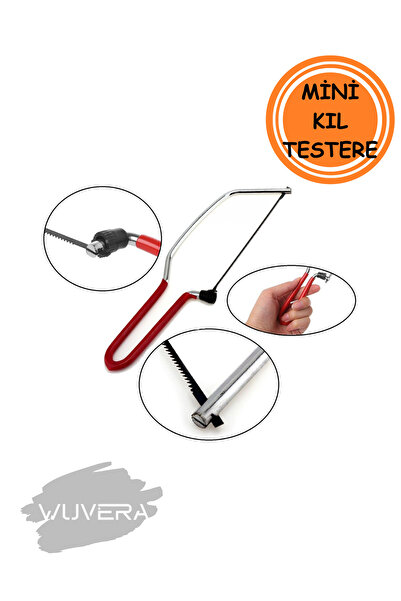 WUVERA Mini Kıl Testere – Ahşap, Cam, Metal ve Fayans Kesim İçin Pratik El Aleti