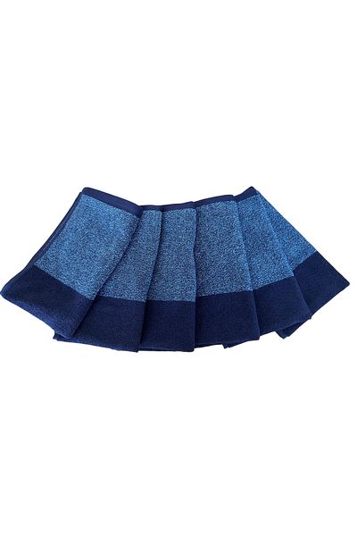 LaraLisa Collection Set of 6 Premium Navy Blue-Blue 100% Cotton 30X50 Kitchen Towels