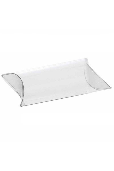 OEM Set 12 transparent acetofan gift boxes, pillow type, 10x6x3 cm
