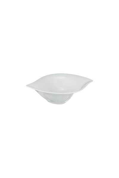 Porland Leaf Soup Bowl, Porcelain