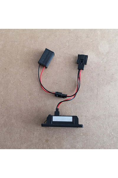 divendi-ro Set of 2 LED lamps for car number, Audi and VW compatible, no burned bulb error, cool white light