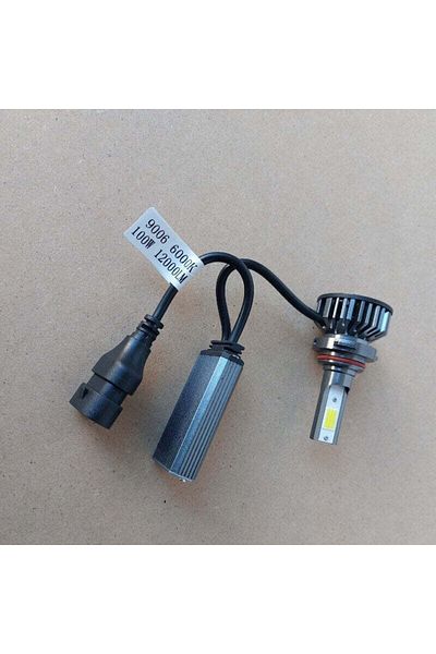 divendi-ro Set de 2 becuri LED HB4 - 9006, 100W, COB, 12000LM, 6000K, lumină alb rece