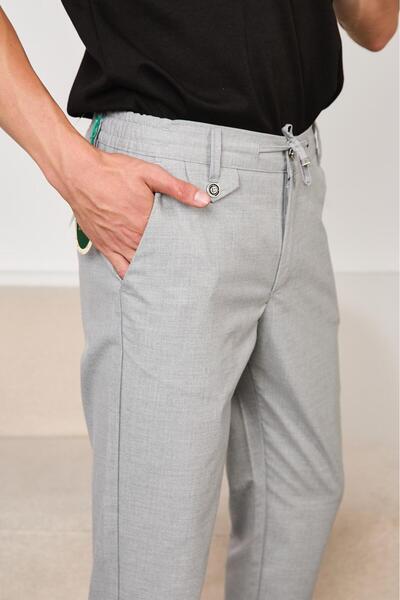 HA-KA GİYİM Men's New Season Jogger Pants Regular Fit Jogger Pants with Flap Button Detail