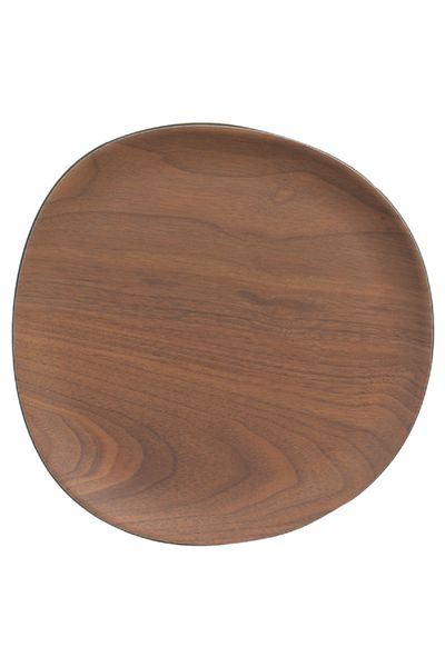 Parfait Elegant and Durable Bamboo Fibre Dining Plate Brown 20cm