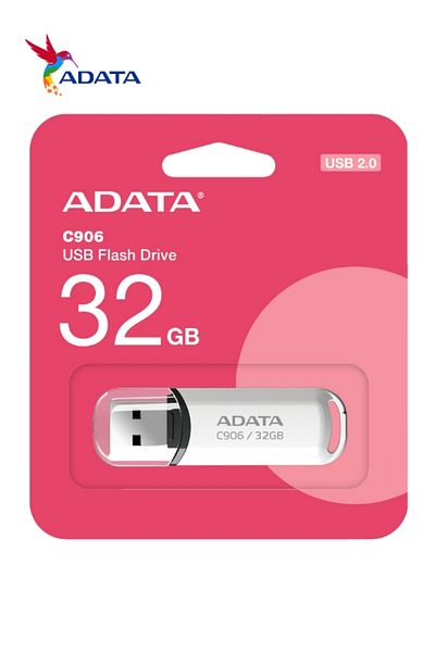 Adata C906 Compact USB 2.0 Flash Drive | Lightweight and Fast Data Transfer