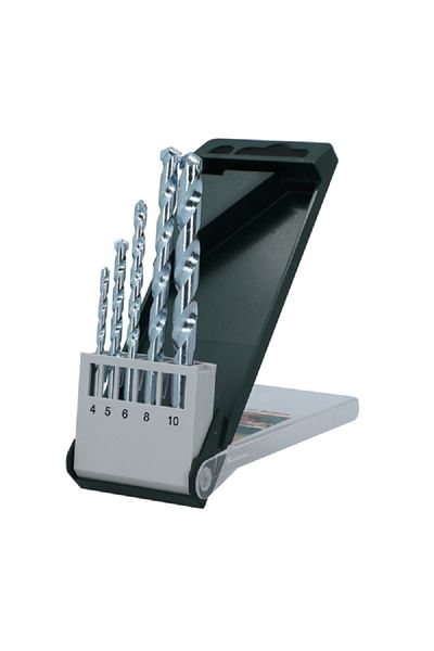 Bosch 5-Piece Geometric Head Masonry Drill Bit Set Silver