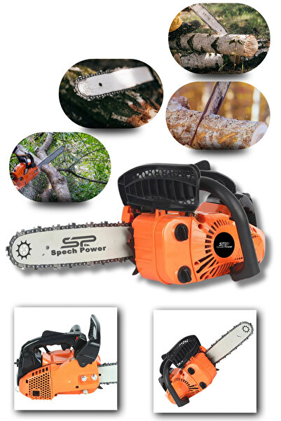 Spech Power Alman teknoloji 2.4 hp Pro Motorlu Ağaç Kesme Makinesi Benzinli T...