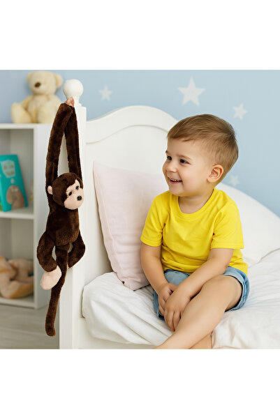 Duman 30 cm Orta Boy Peluş Sesli Maymun