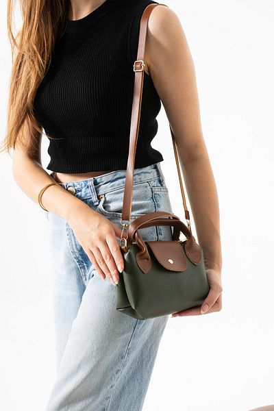 Judour Bags Women's Small Size Hand and Shoulder Bag with Faux Leather Handle
