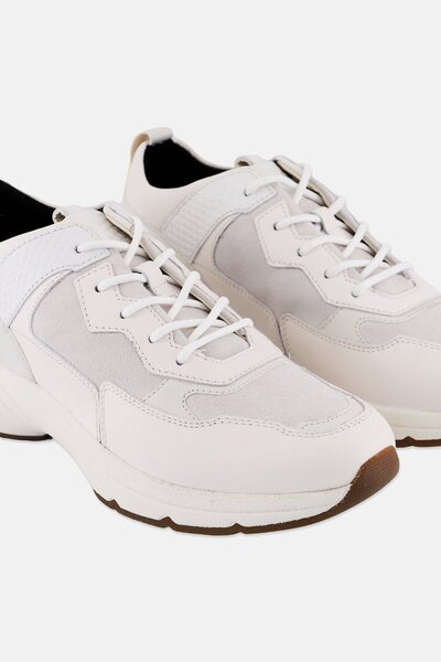 Geox Women Lace Up Casual Shoes, White