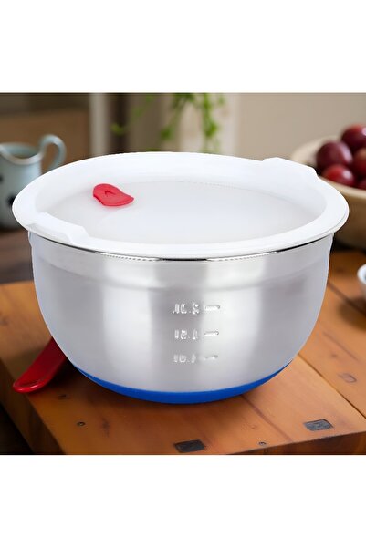 Voyager 20cm Stainless Steel Mixing Bowl with Lid