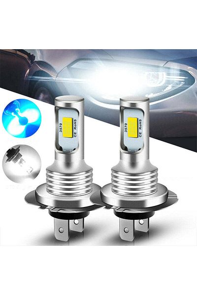 divendi-ro Set of 2 car LED bulbs H7 3570 7000LM 2 x SMD, 7000Lm, 6000K, power 80W, white light