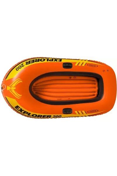 Intex Explorer 200 Inflatable 2-Person Boat Set for Pool & Lake Adventures , 185*94*41cm