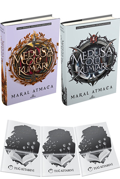 Ephesus Yayınları Medusanın Ölü Kumları 3 Ciltli ve Medusanın Ölü Kumları 4 C...