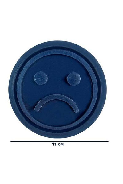 Graffiti Resin Silicone Coaster Sad Face 10x10 cm