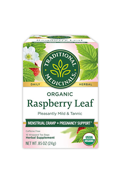 TRADITIONAL MEDICINALS شاي أوراق التوت البري الطبي التقليدي، 16 كيس شاي: 00067