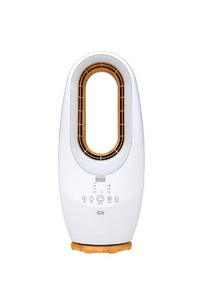 Black&Decker 45W Bladeless Fan with Remote White and Brown