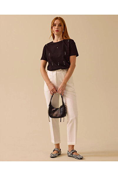 SEÇİL Beli Büzgülü Havuç Kesim Pantolon