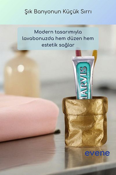 Evene Θήκη οδοντόβουρτσας Βάση οδοντόβουρτσας Βάση οδοντόβουρτσας Χρυσό χρώμα για μοντέλο 80