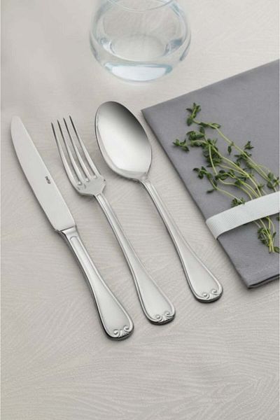 AZAY CASA Monaco cutlery set for 6 people, 36 pieces, sandblasted stainless steel