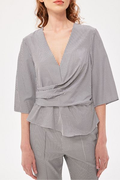 Berr-ın Truvakar Striped Blouse Black