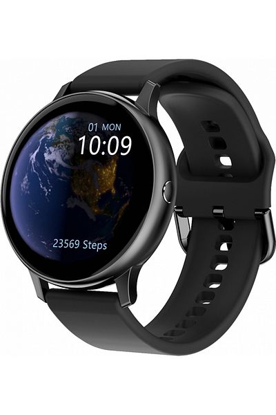 ideal STORE Ceas SmartWatch DT88 Pro Appearance idealStore, Negru, Curea Silicon, Impermeabil, Display 1.3 HD To