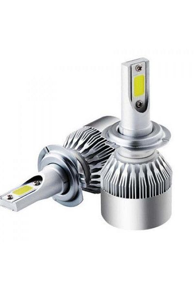 divendi-ro Set of 2 LED Bulbs Auto H11 C6, 6000K, 36W