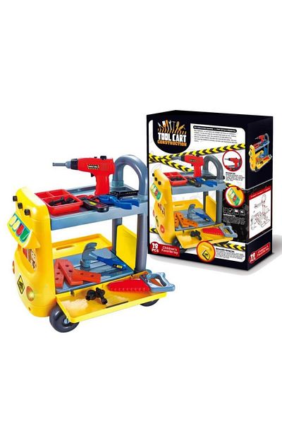 ideal STORE Interactive Trolley with 2 in 1 Tools idealSTORE Little Master, Dimensions 43 x 31 x 46 cm, Accessorize