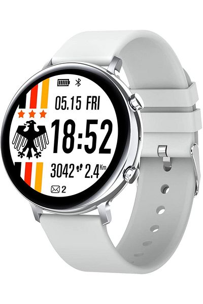 ideal STORE Ceas smartWatch COLLECTION W33 idealSTORE, Ecran tactil IPS, Bluetooth, Notificari, Monitorizeaza ri