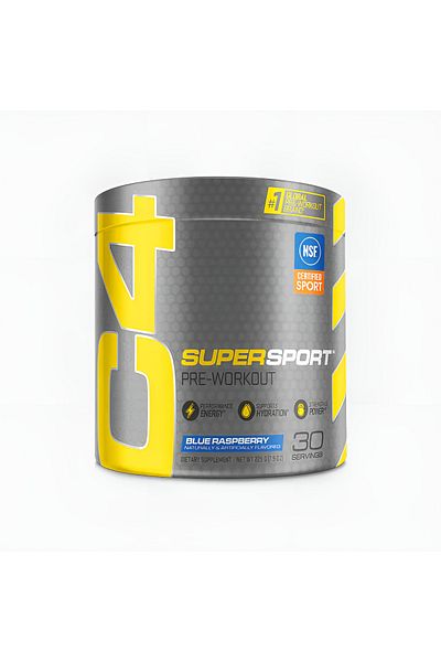 Cellucor Super Sport, Pre Workout, Energy, Hydration and Power, Blue Raspberry, 225g, 30 Servings