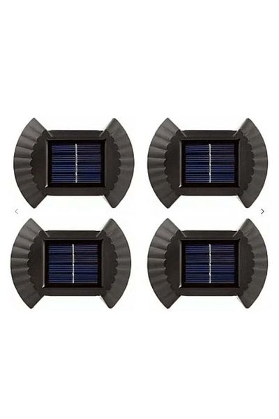 divendi-ro Set of 4 solar lamps with bidirectional light 2 led, lamp