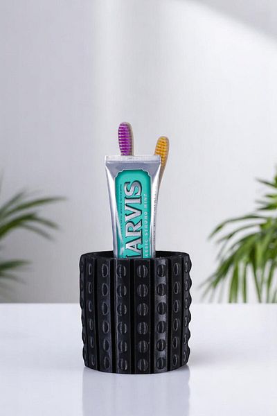 Evene Θήκη οδοντόβουρτσας Βάση οδοντόβουρτσας Βάση οδοντόβουρτσας Μαύρο χρώμα Μοντέλο 91