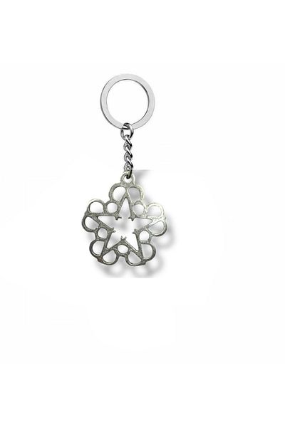 Herşey Nota Black Veil Brides Star Figured Unisex Keychain – Carry Rock Spirit with You