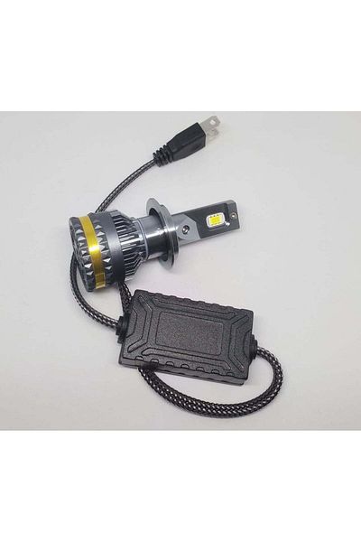 divendi-ro Set of 2 H7 LED car bulbs, 100W, 15000LM canbus, white light 6000K