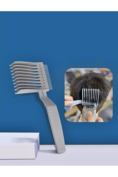 Професионален гребен за подстригване на права коса Инструмент за фризьорство за мъже Двустранен линеен колектор