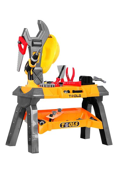 ideal STORE Banc de lucru interactiv idealSTORE Little Engineer, Dimensiuni 70 x 50 x 30 cm, Include instrumente