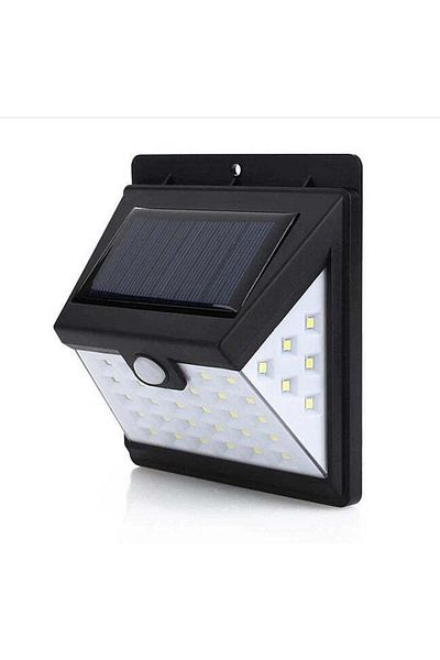divendi-ro SMART 40 LED solar lamp with light and motion sensor, with light from 3 directions
